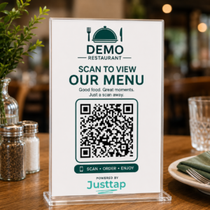 JustTap QR Code Stand